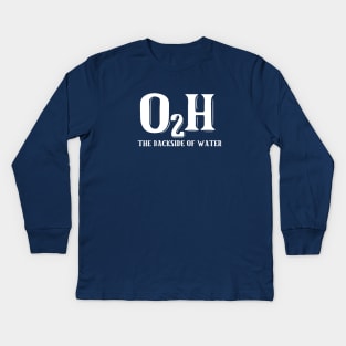 O2H Backside of Water Kids Long Sleeve T-Shirt